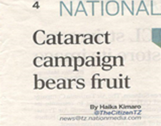 [THE CITIZEN] CATARACT CAMPAIN BEARS FRUITS 