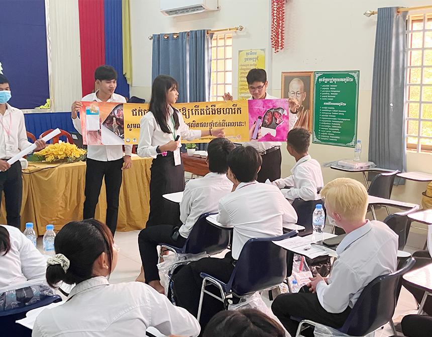 캄보디아 사업현장 둘러보기 3편 - 학교&마을 NCD 예방활동